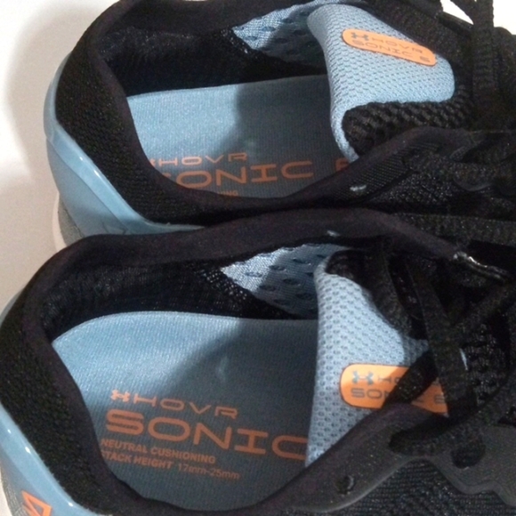 UNDER ARMOUR BLACK BLUE GRANITE HOVR SONIC 6 SNEAKERS SIZE 5 NWT - Picture 7 of 8